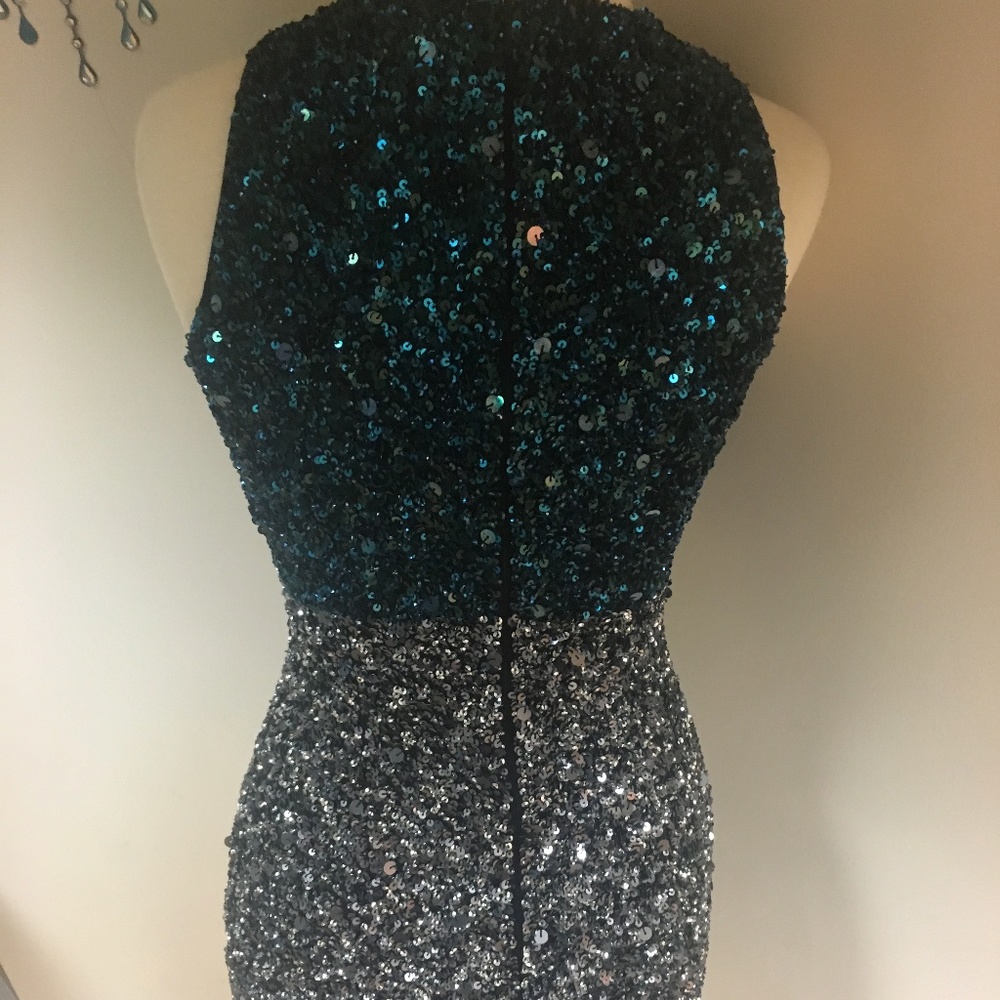 French Connection Colorblock Sequin Sheath Dress, - image 3